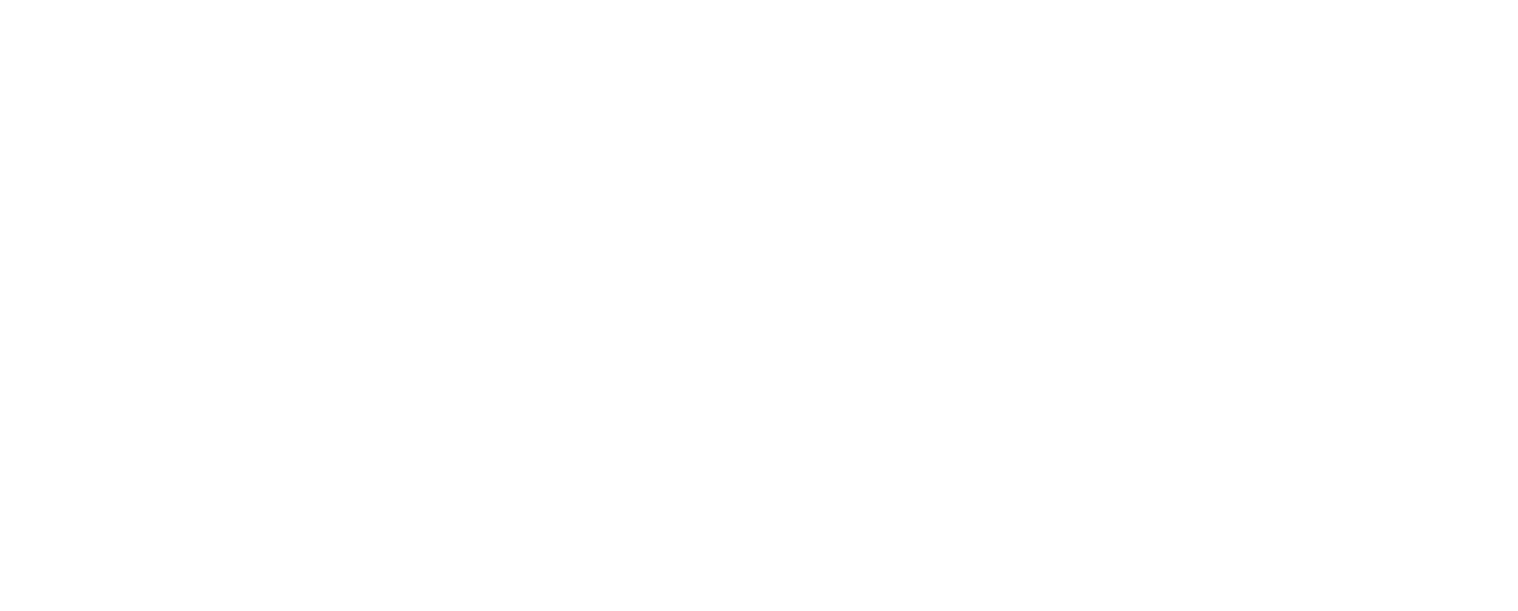 Logotype de l'entreprise avec texte en blanc